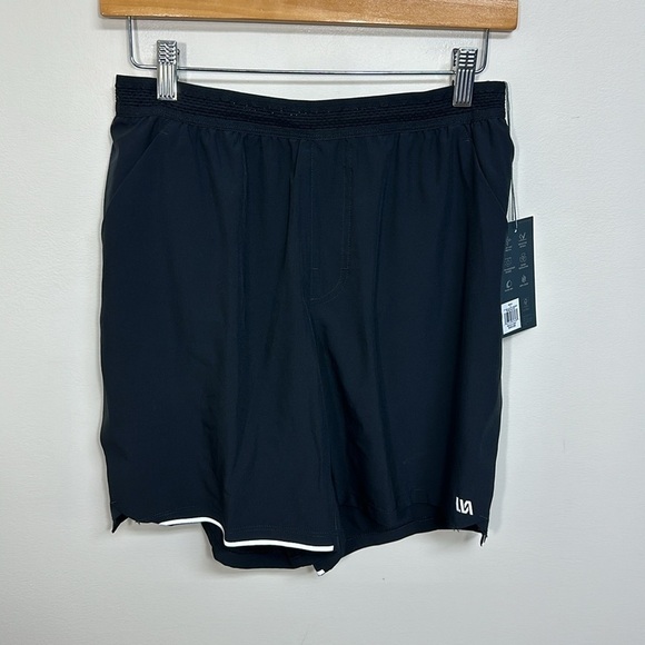 VRST 7" Velocity Short‎ Pure Black Lined Small NWT - Picture 2 of 7